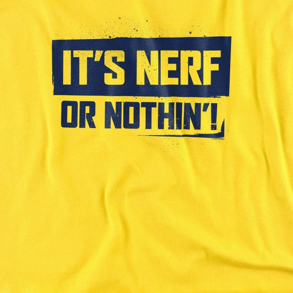 image:imageNerf Nerf Or Nothing Unisex Adult T Shirt for Men and WomenYellow