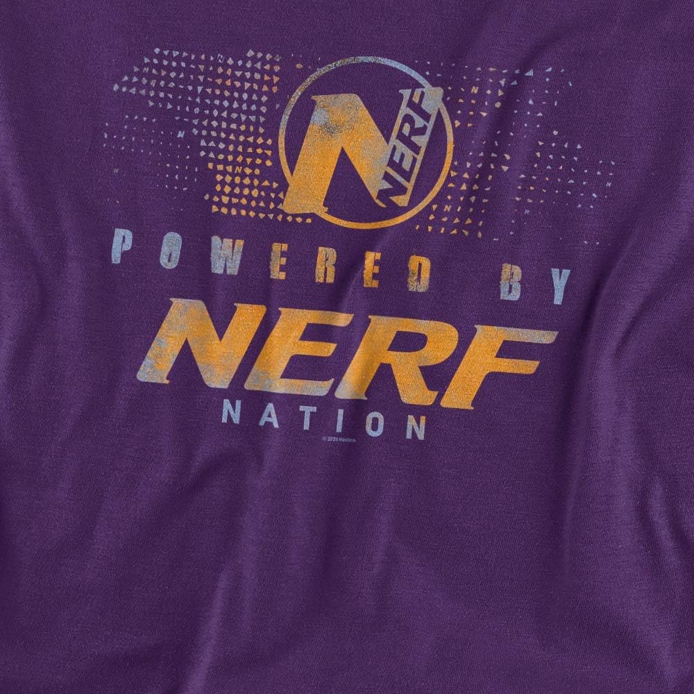 image:imageNerf Powered by Nerf Nation Unisex Adult T Shirt for Men and WomenPurple