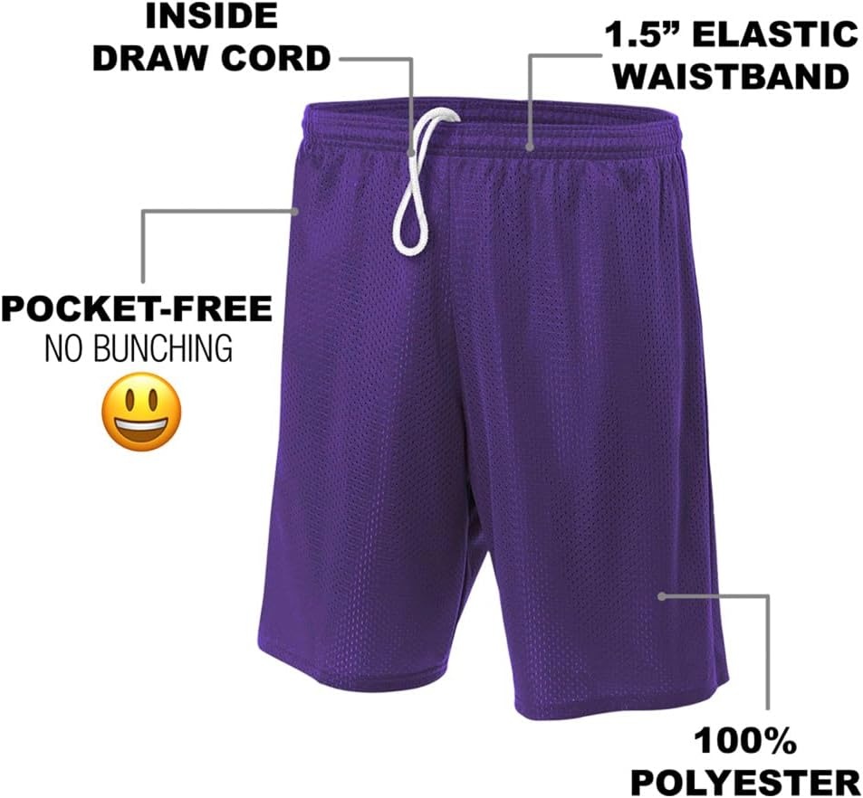 image:imagePopfunk Pop Culture Collection Mens Lined Mesh ShortsBatman Joker Symbol