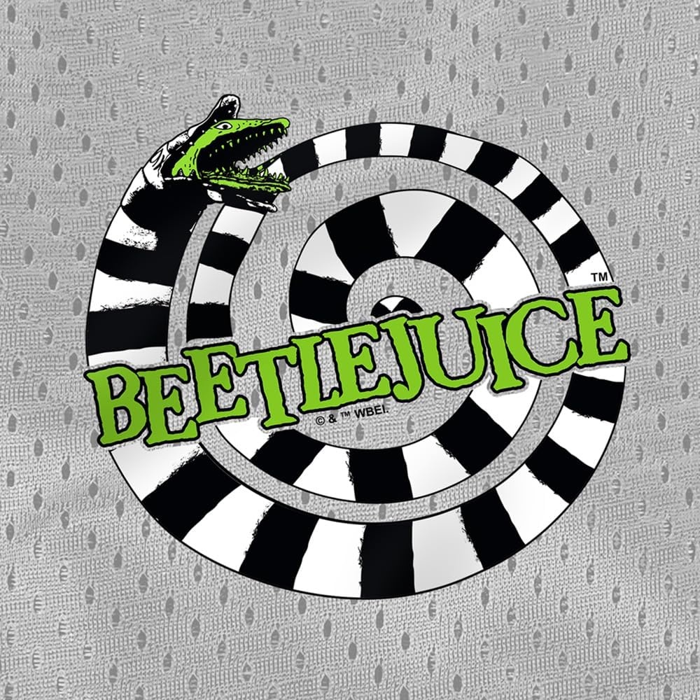 image:imagePopfunk Pop Culture Collection Mens Lined Mesh ShortsBeetlejuice Sandworm Logo