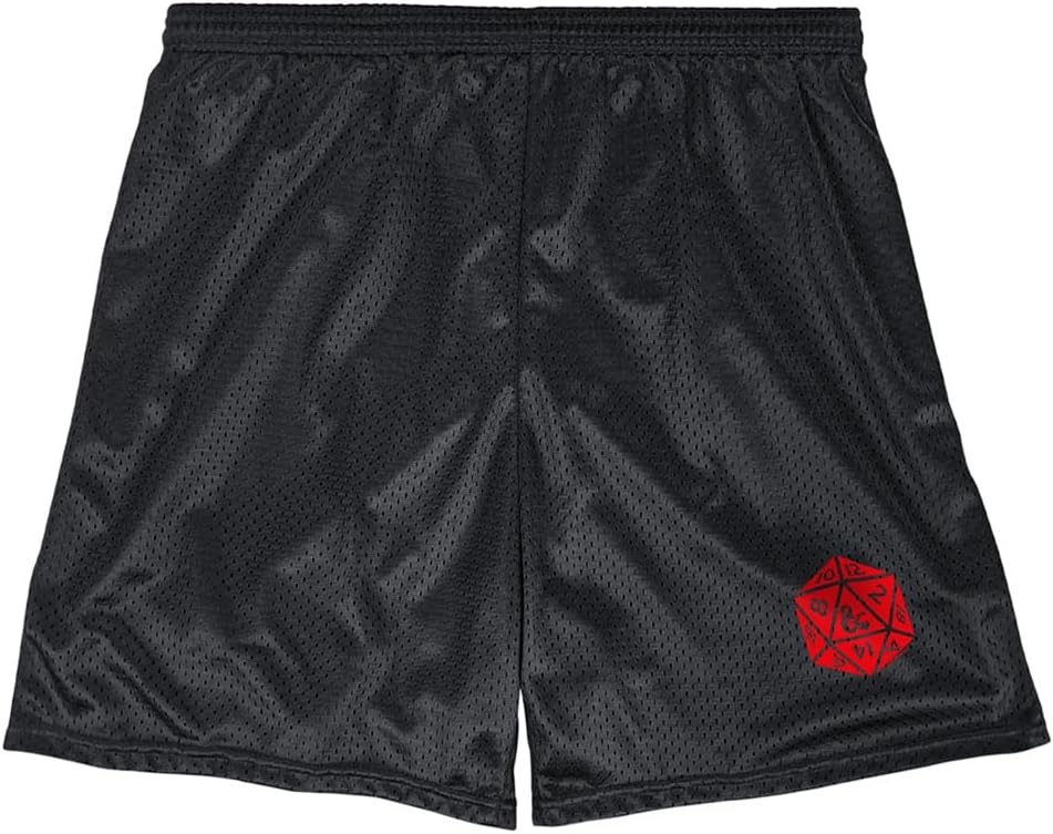 image:imagePopfunk Pop Culture Collection Mens Lined Mesh ShortsDungeons and Dragons D20 Dice