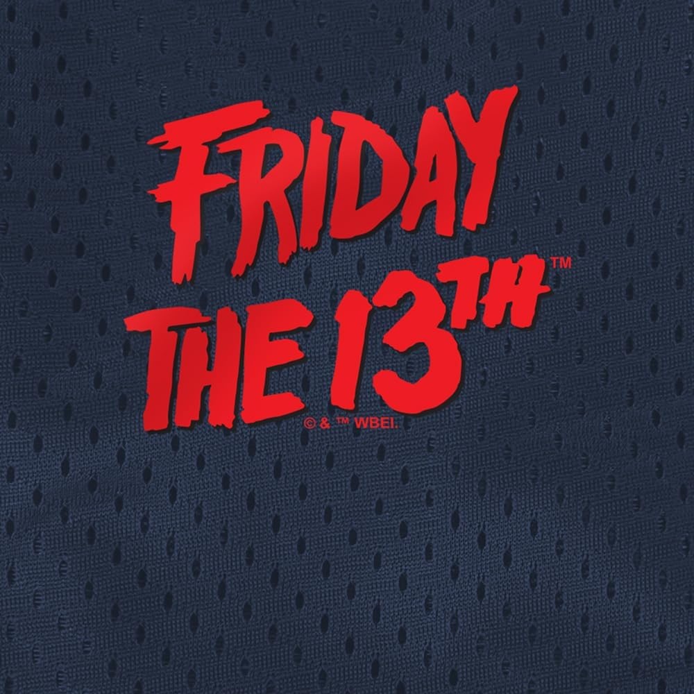 image:imagePopfunk Pop Culture Collection Mens Lined Mesh ShortsFriday the 13th Logo