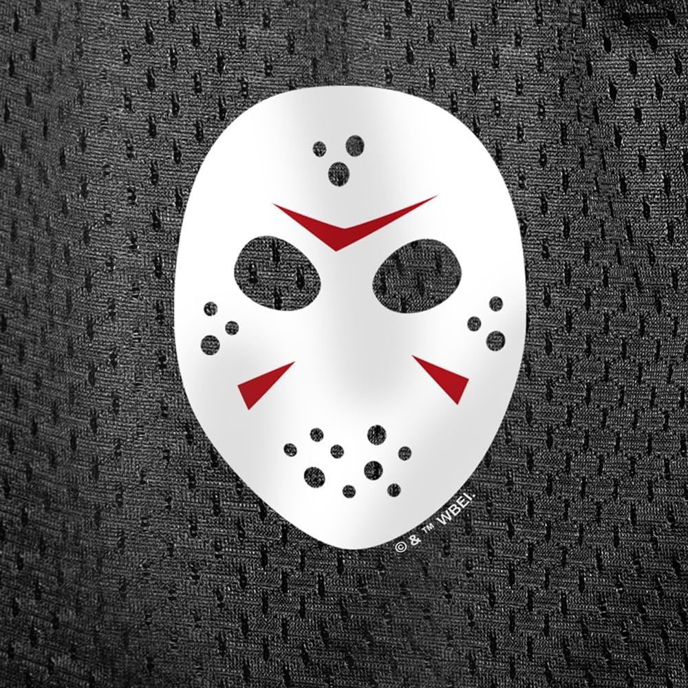 image:imagePopfunk Pop Culture Collection Mens Lined Mesh ShortsFriday the 13th Simple Mask