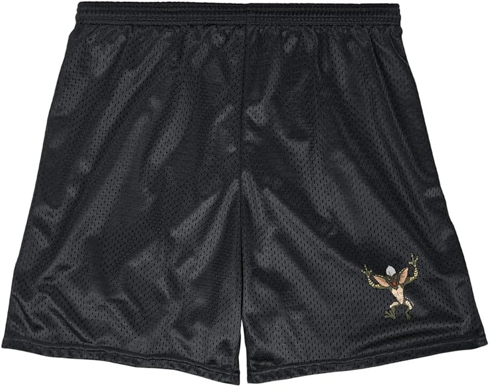 image:imagePopfunk Pop Culture Collection Mens Lined Mesh ShortsGremlins Stripe