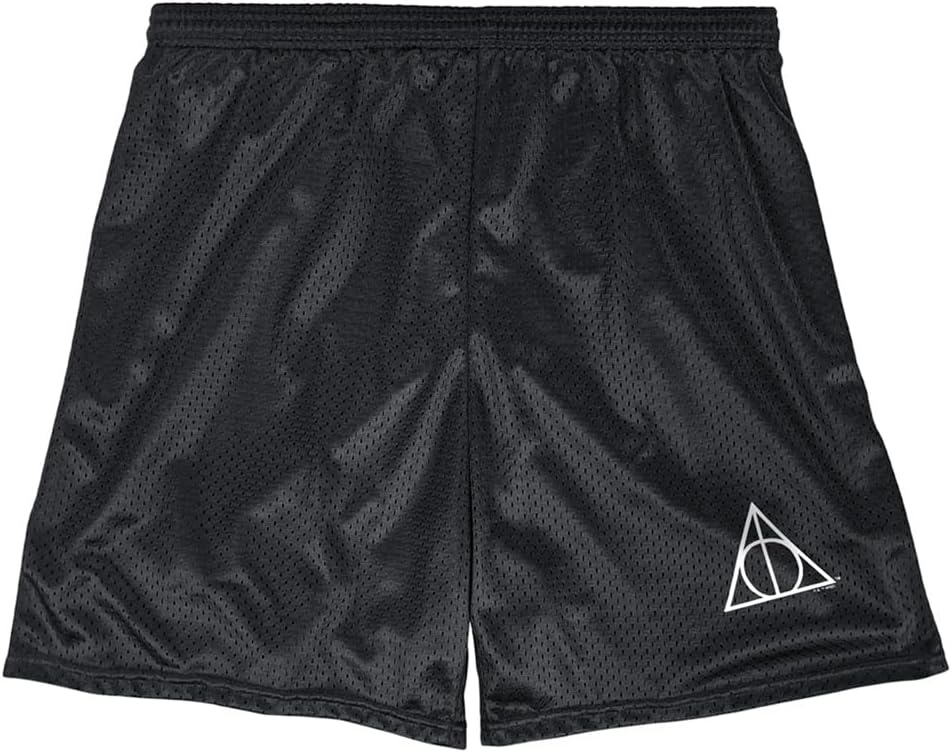 image:imagePopfunk Pop Culture Collection Mens Lined Mesh ShortsHarry Potter Deathly Hallows Symbol