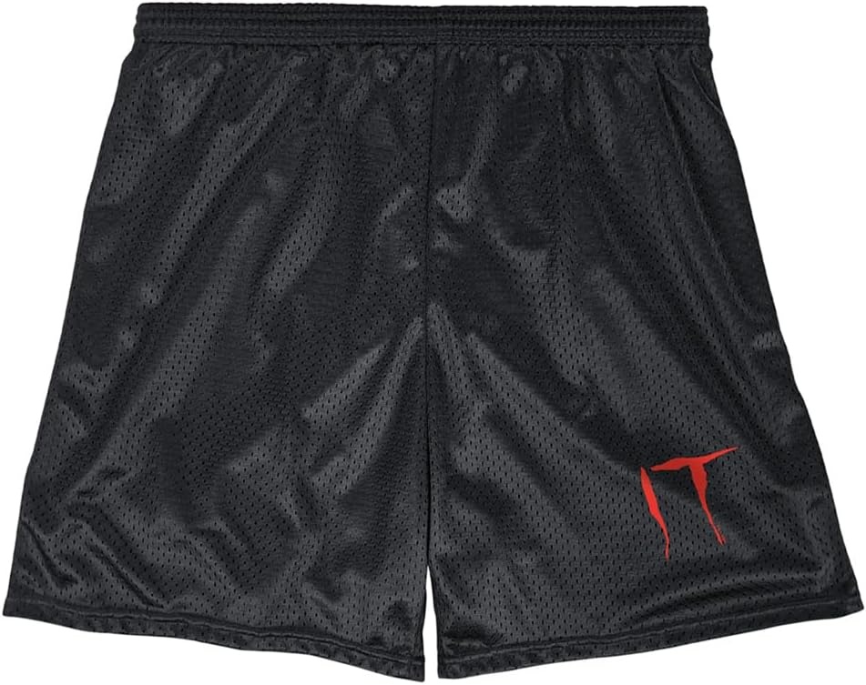 image:imagePopfunk Pop Culture Collection Mens Lined Mesh ShortsIt Movie Logo