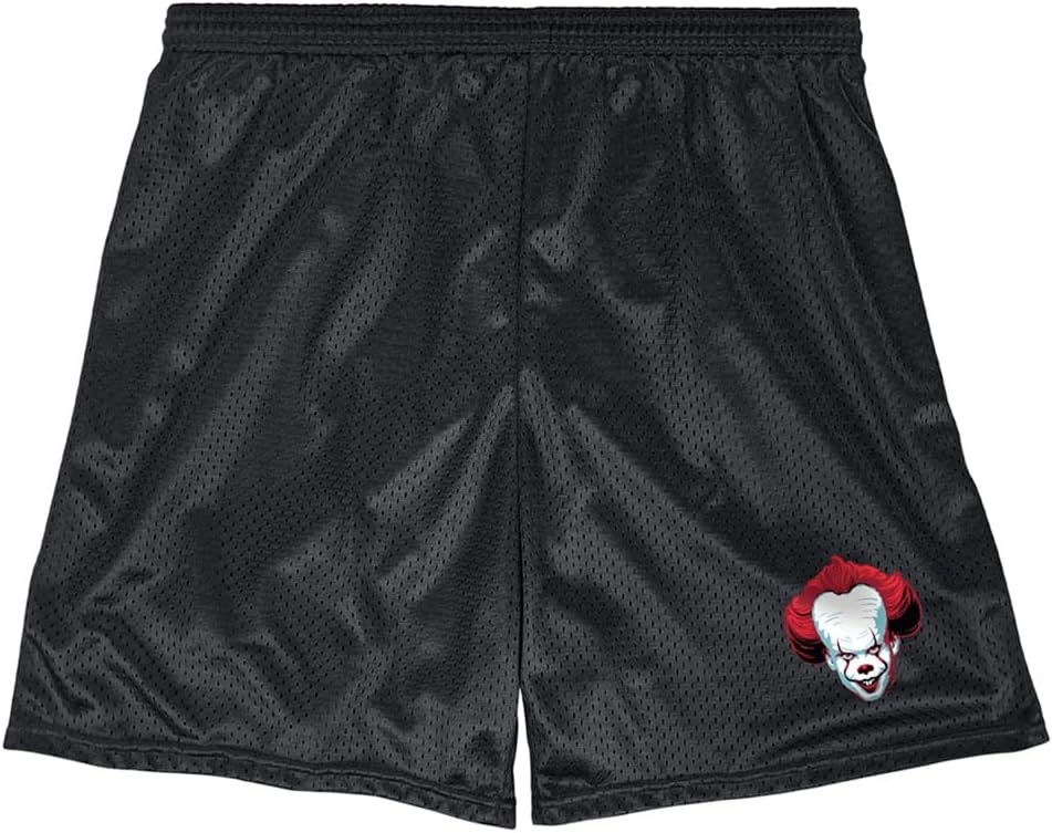 image:imagePopfunk Pop Culture Collection Mens Lined Mesh ShortsIt Movie Pennywise Come Home