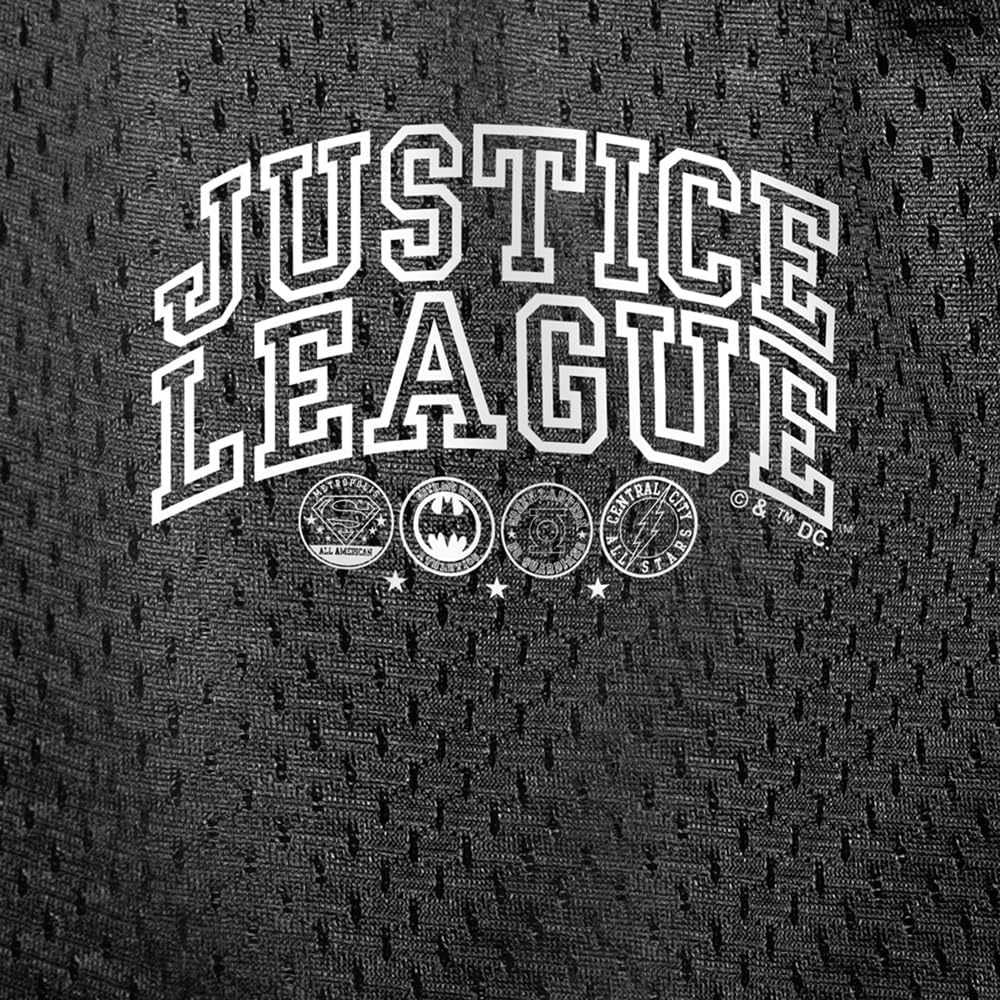 image:imagePopfunk Pop Culture Collection Mens Lined Mesh ShortsJustice League Athletic Logo