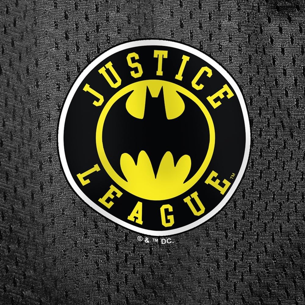image:imagePopfunk Pop Culture Collection Mens Lined Mesh ShortsJustice League Batman Athletic Logo