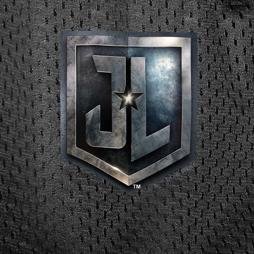 image:imagePopfunk Pop Culture Collection Mens Lined Mesh ShortsJustice League Movie Logo