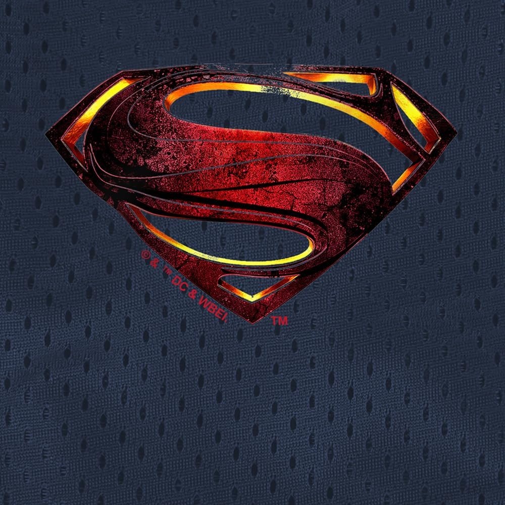 image:imagePopfunk Pop Culture Collection Mens Lined Mesh ShortsJustice League Movie Superman Logo