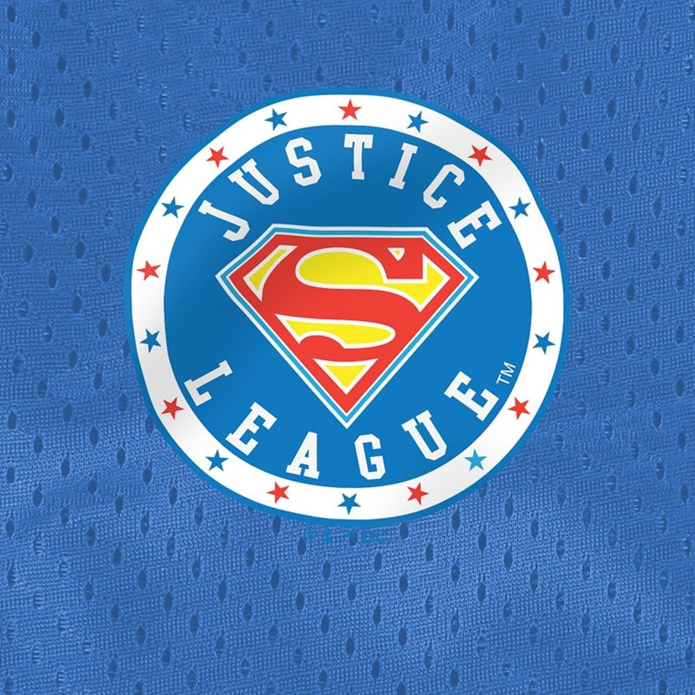 image:imagePopfunk Pop Culture Collection Mens Lined Mesh ShortsJustice League Superman Athletic Logo
