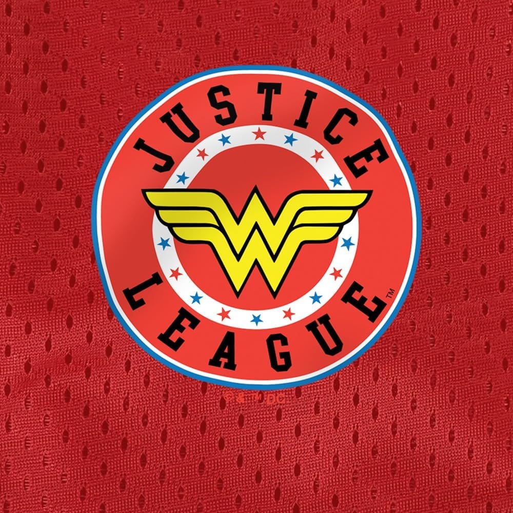 image:imagePopfunk Pop Culture Collection Mens Lined Mesh ShortsJustice League Wonder Woman Athletic Logo