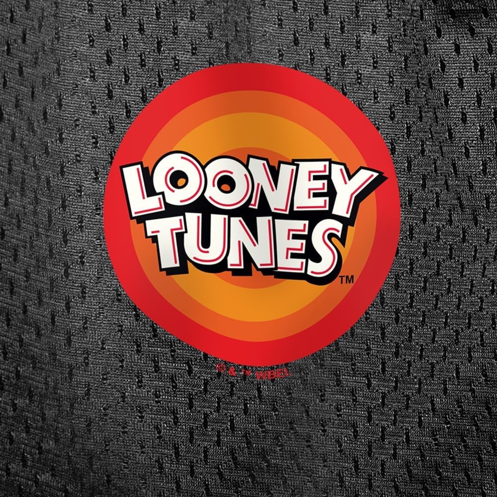 image:imagePopfunk Pop Culture Collection Mens Lined Mesh ShortsLooney Tunes Circle Logo