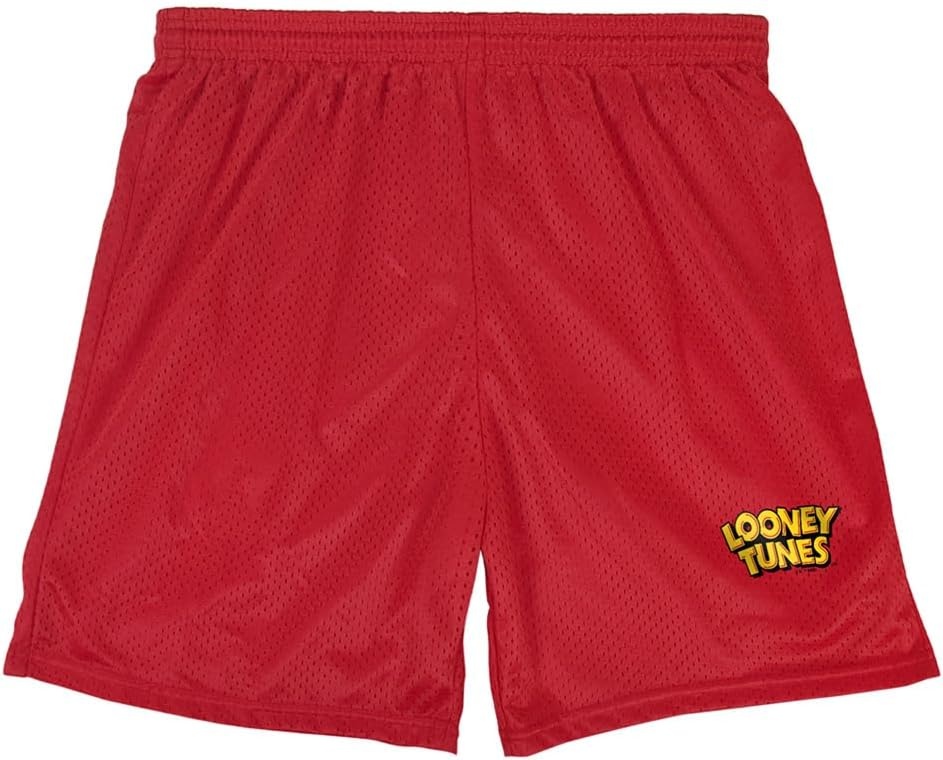 image:imagePopfunk Pop Culture Collection Mens Lined Mesh ShortsLooney Tunes Logo