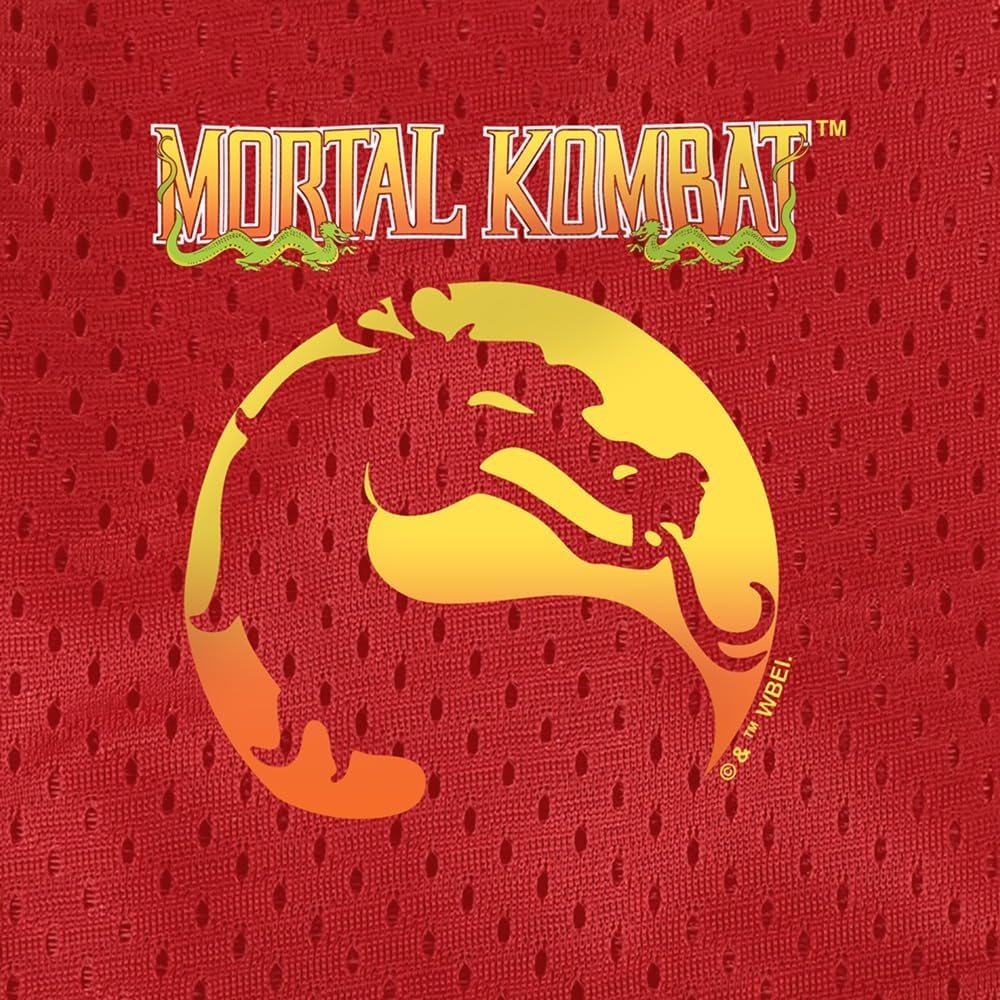 image:imagePopfunk Pop Culture Collection Mens Lined Mesh ShortsMortal Kombat 9 Logo