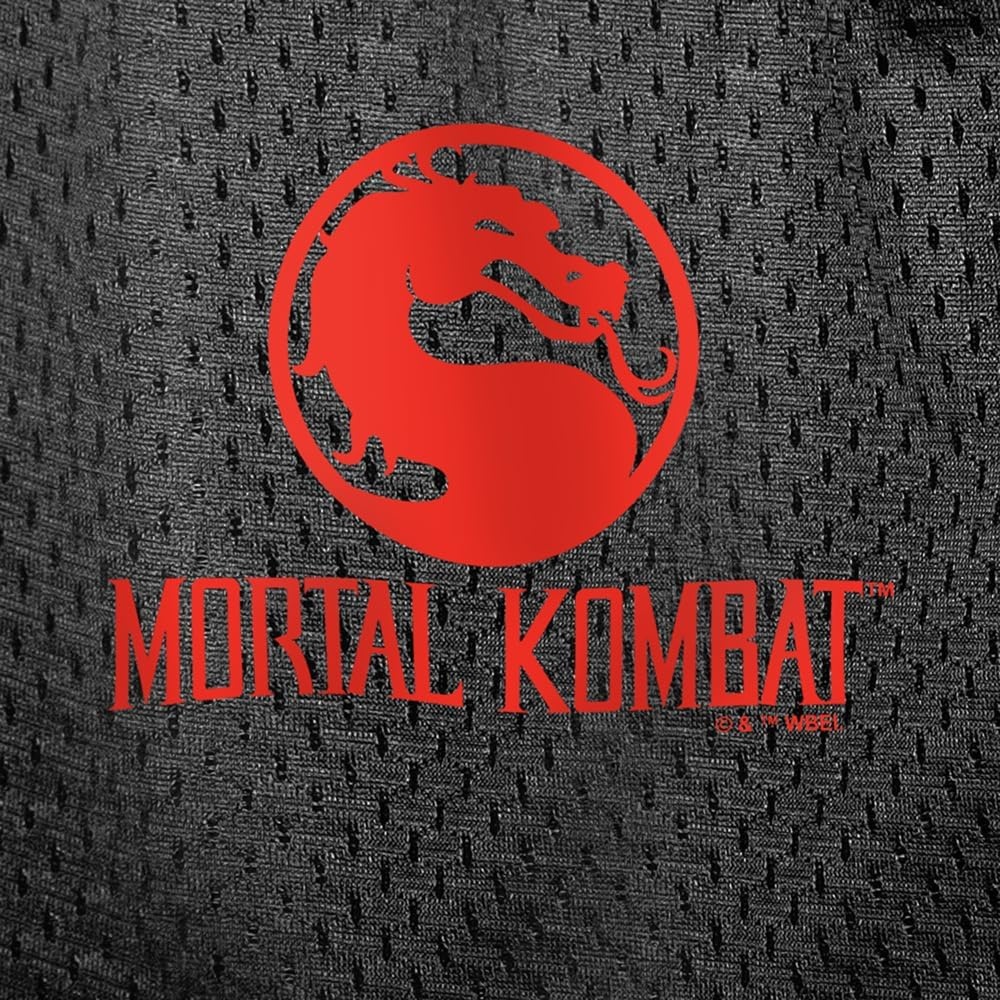image:imagePopfunk Pop Culture Collection Mens Lined Mesh ShortsMortal Kombat Dragon Logo