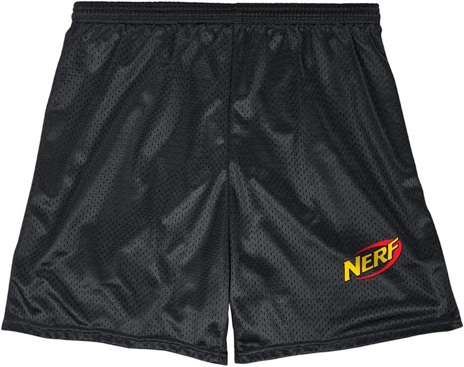 image:imagePopfunk Pop Culture Collection Mens Lined Mesh ShortsNerf Logo