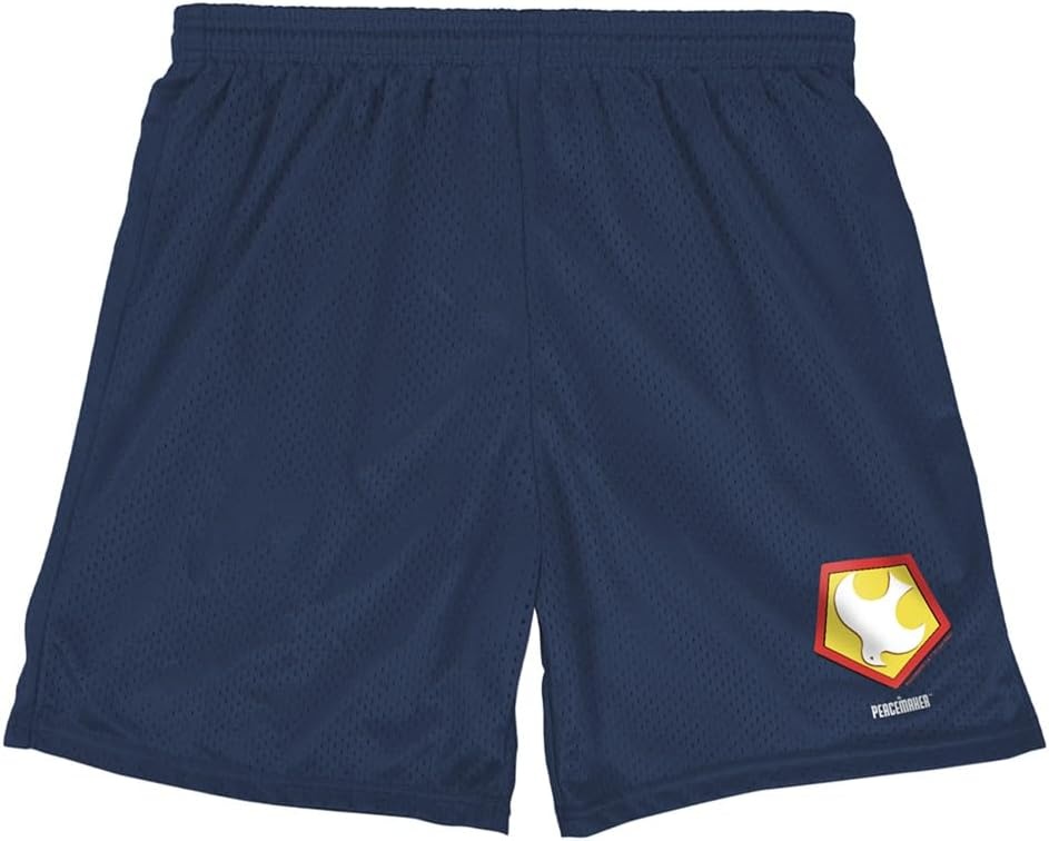 image:imagePopfunk Pop Culture Collection Mens Lined Mesh ShortsPeacemaker Symbol