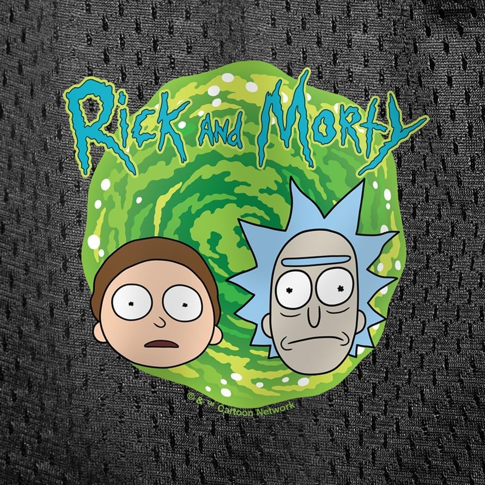 image:imagePopfunk Pop Culture Collection Mens Lined Mesh ShortsRick and Morty Heads
