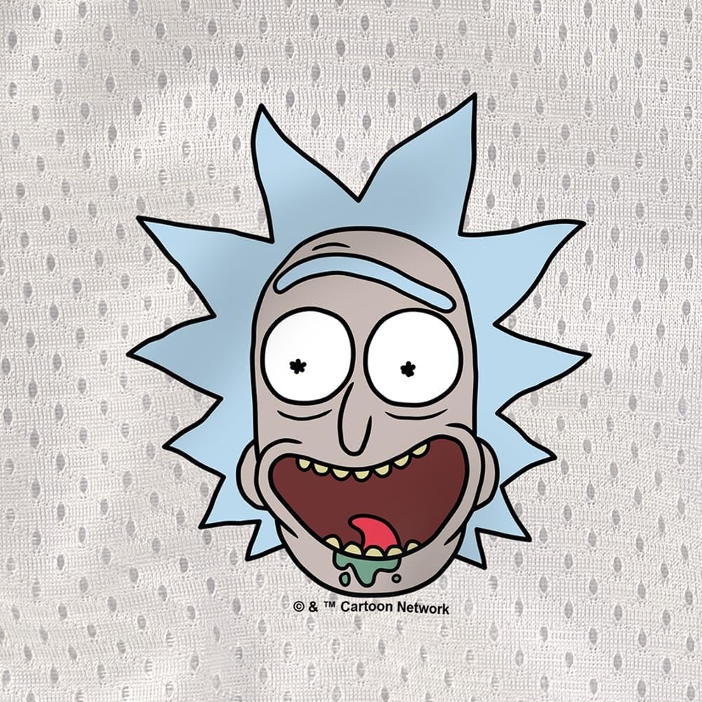 image:imagePopfunk Pop Culture Collection Mens Lined Mesh ShortsRick and Morty Rick Headshot
