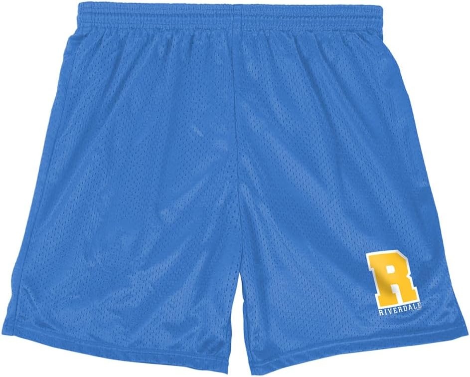 image:imagePopfunk Pop Culture Collection Mens Lined Mesh ShortsRiverdale Varsity Letter