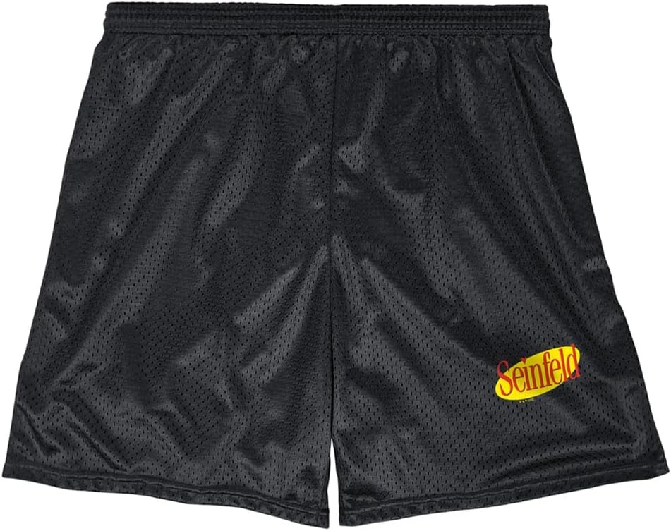 image:imagePopfunk Pop Culture Collection Mens Lined Mesh ShortsSeinfeld Logo