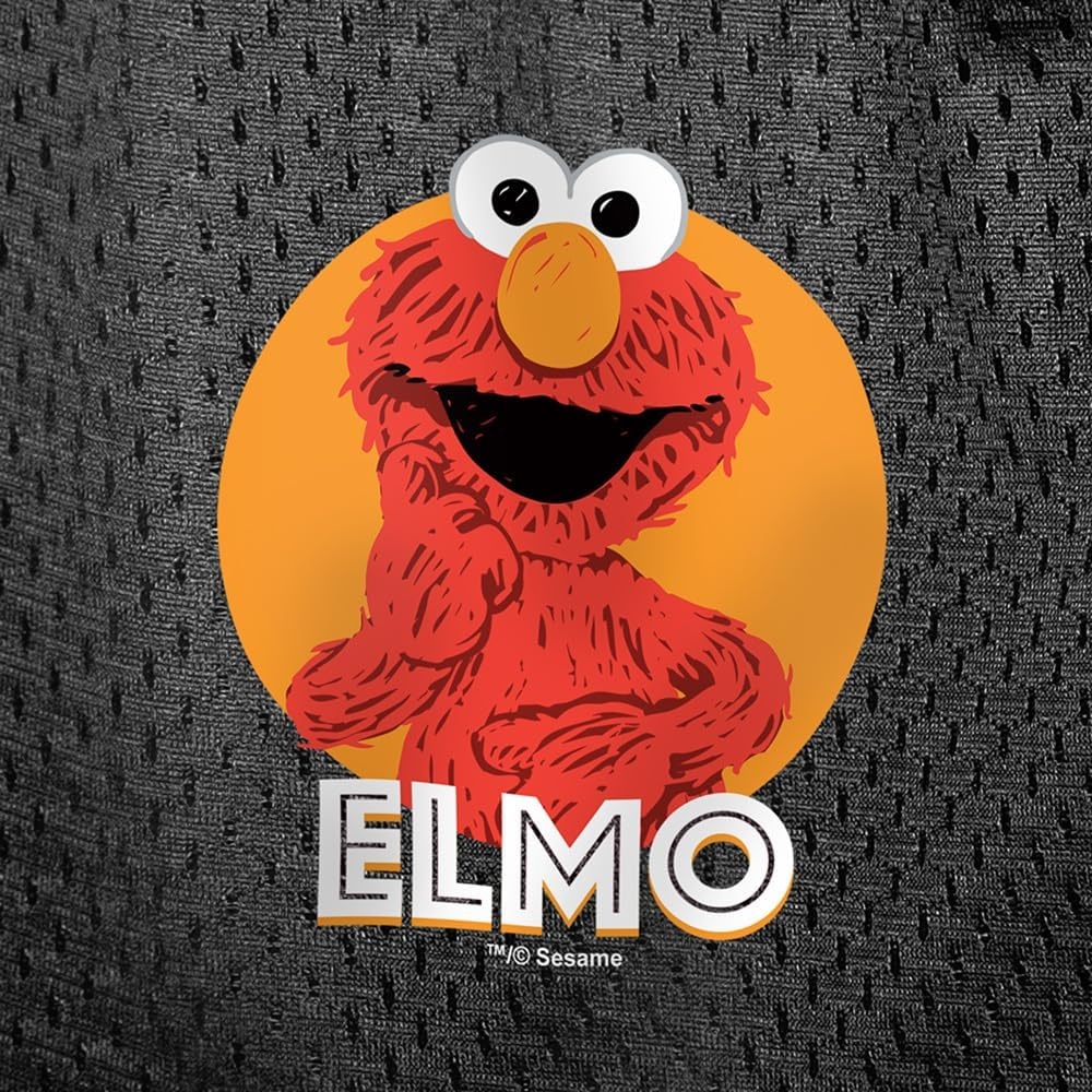 image:imagePopfunk Pop Culture Collection Mens Lined Mesh ShortsSesame Street Elmo Scribble
