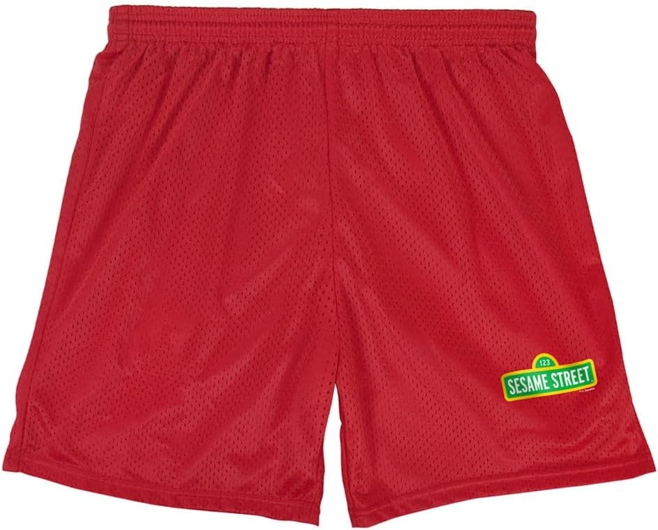 image:imagePopfunk Pop Culture Collection Mens Lined Mesh ShortsSesame Street Logo