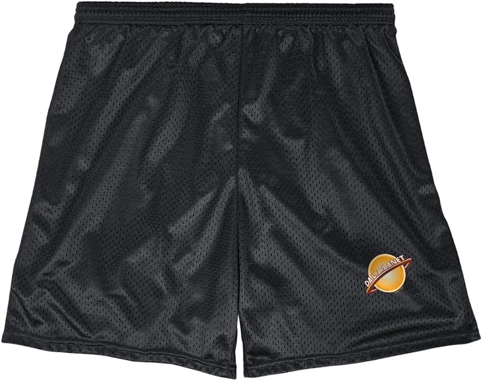 image:imagePopfunk Pop Culture Collection Mens Lined Mesh ShortsSuperman Daily Planet