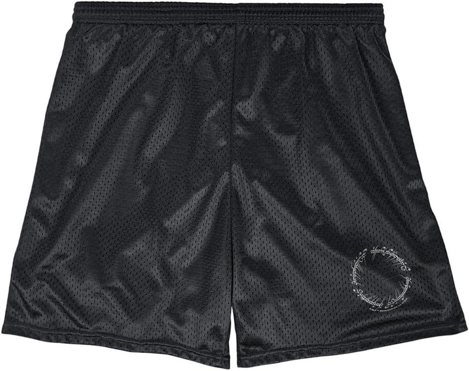 image:imagePopfunk Pop Culture Collection Mens Lined Mesh ShortsThe Lord of the Rings Mordor Script