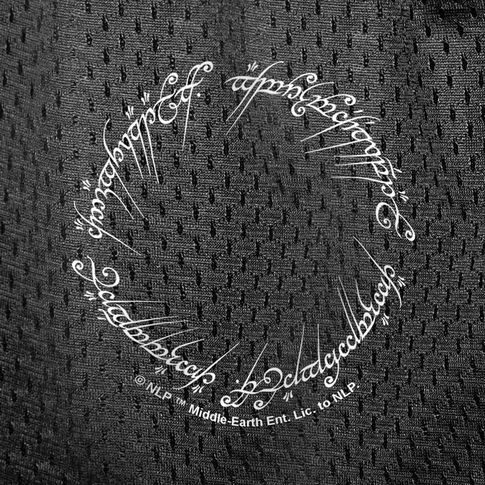 image:imagePopfunk Pop Culture Collection Mens Lined Mesh ShortsThe Lord of the Rings Mordor Script