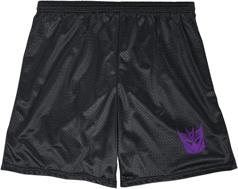 image:imagePopfunk Pop Culture Collection Mens Lined Mesh ShortsTransformers Decepticon Symbol