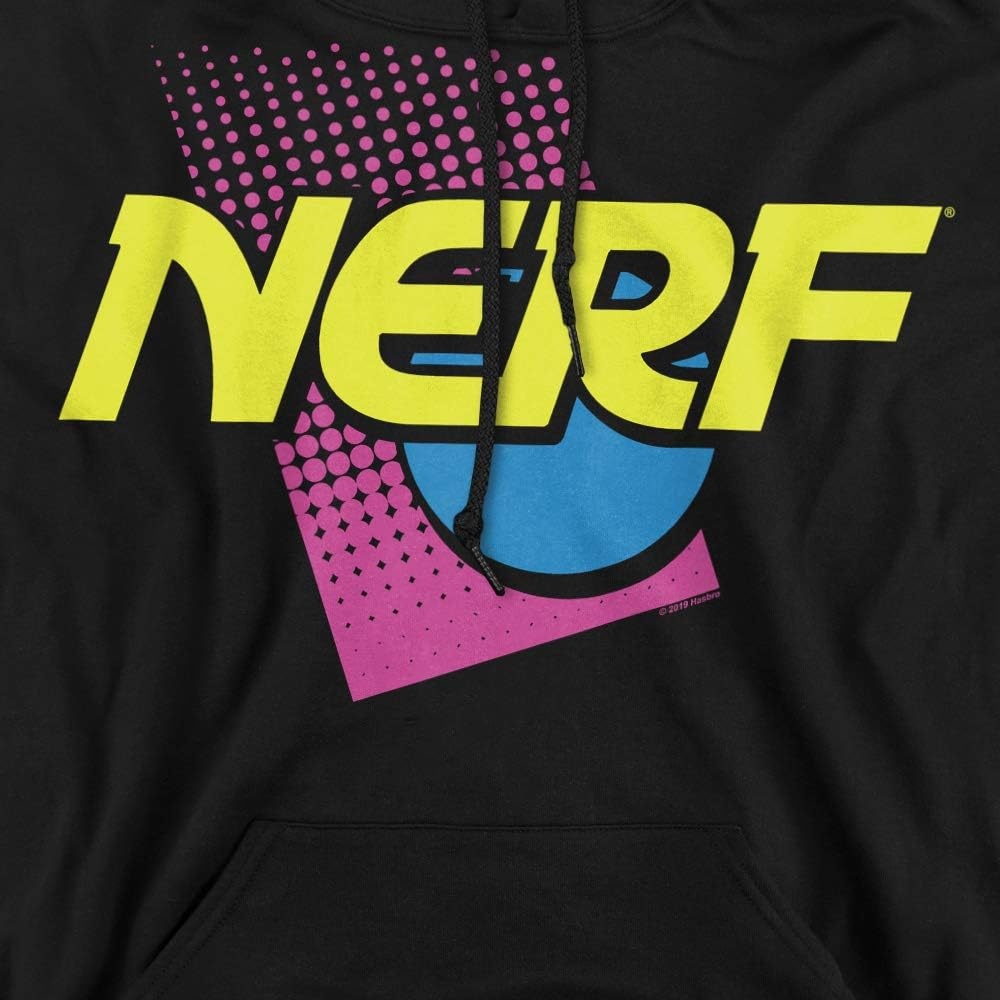 image:imageTrevco Nerf 90S Logo Unisex Adult PullOver HoodieBlack