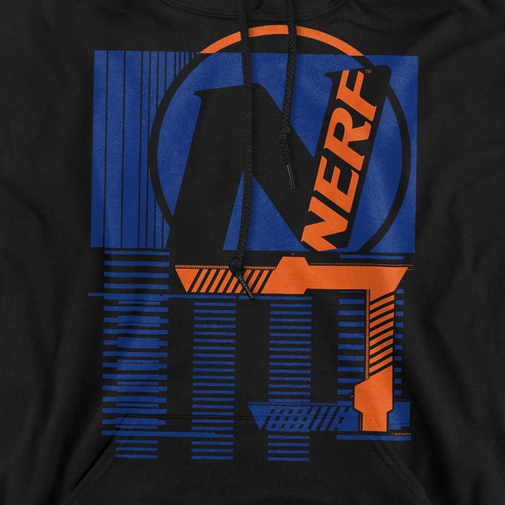 image:imageTrevco Nerf Grid Unisex Adult PullOver HoodieBlack