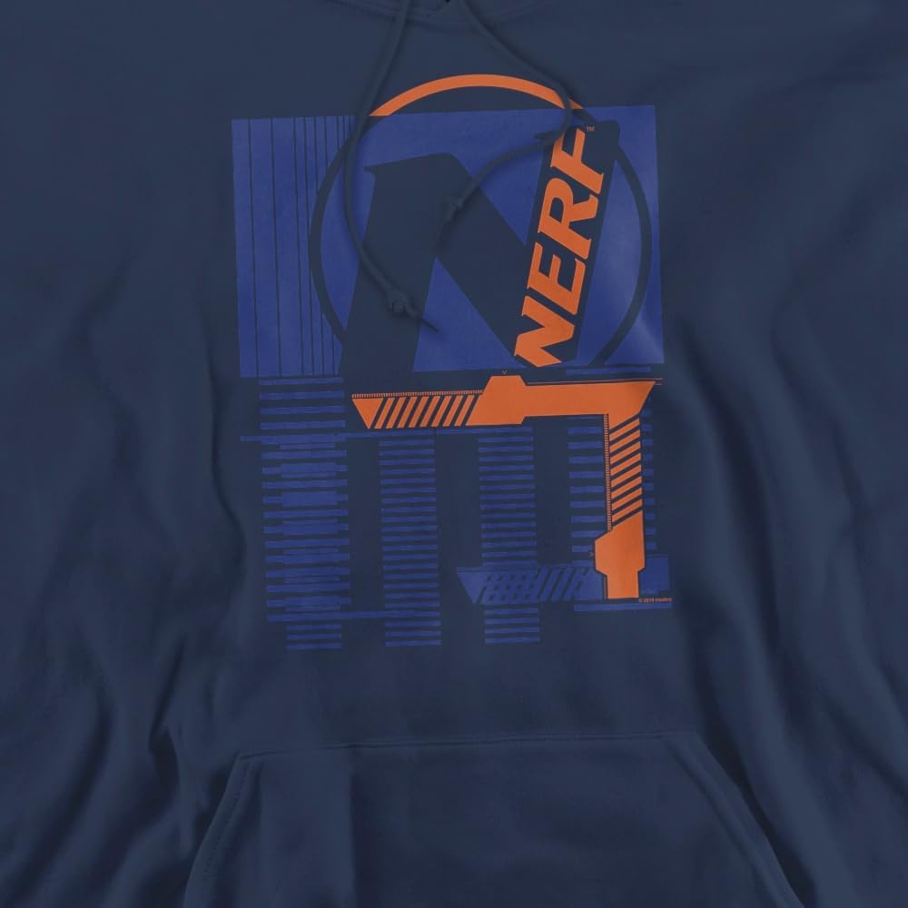 image:imageTrevco Nerf Grid Unisex Adult PullOver HoodieNavy