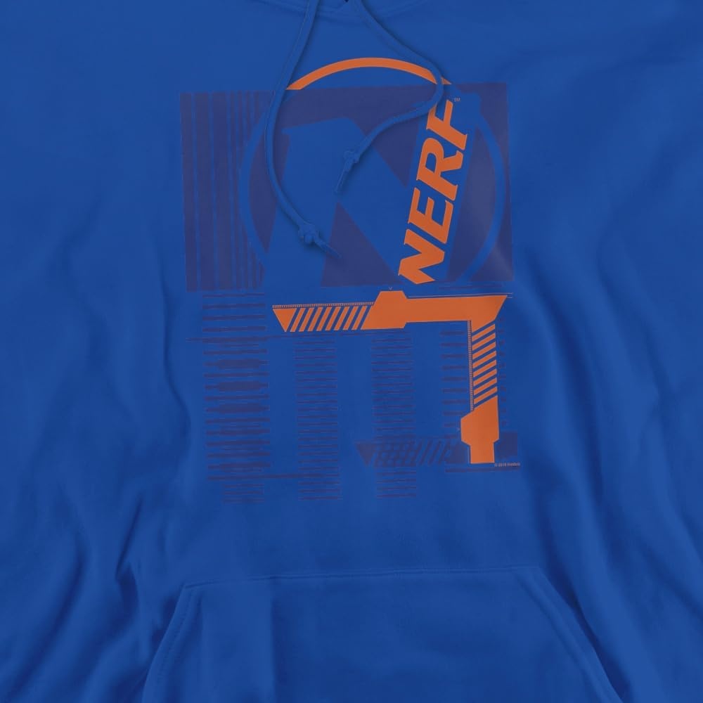 image:imageTrevco Nerf Grid Unisex Adult PullOver HoodieRoyal