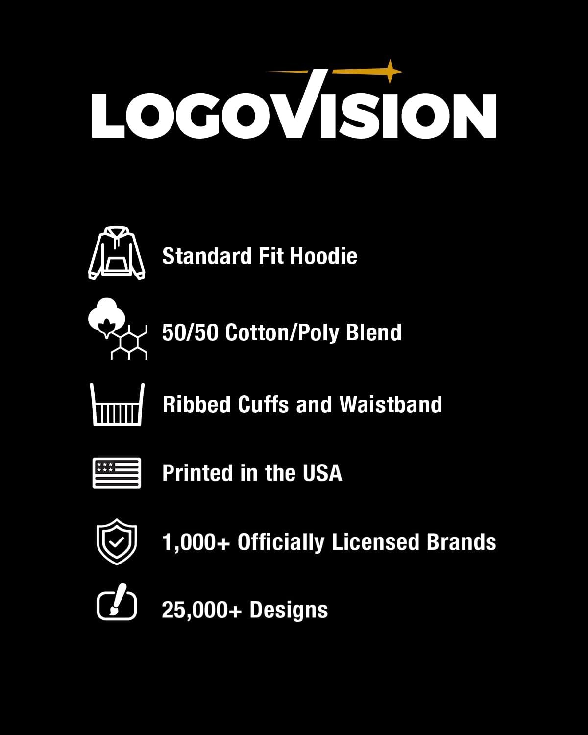 image:imageTrevco Nerf Logo Unisex Adult PullOver HoodieBlack