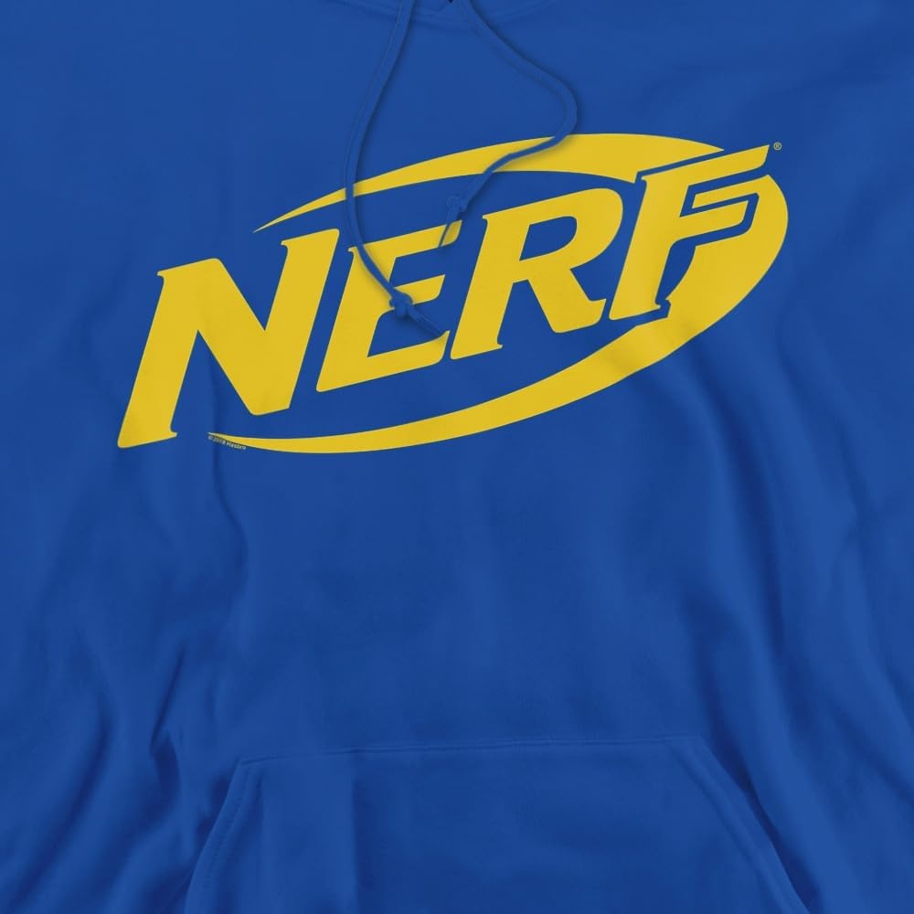 image:imageTrevco Nerf Logo Unisex Adult PullOver HoodieRoyal