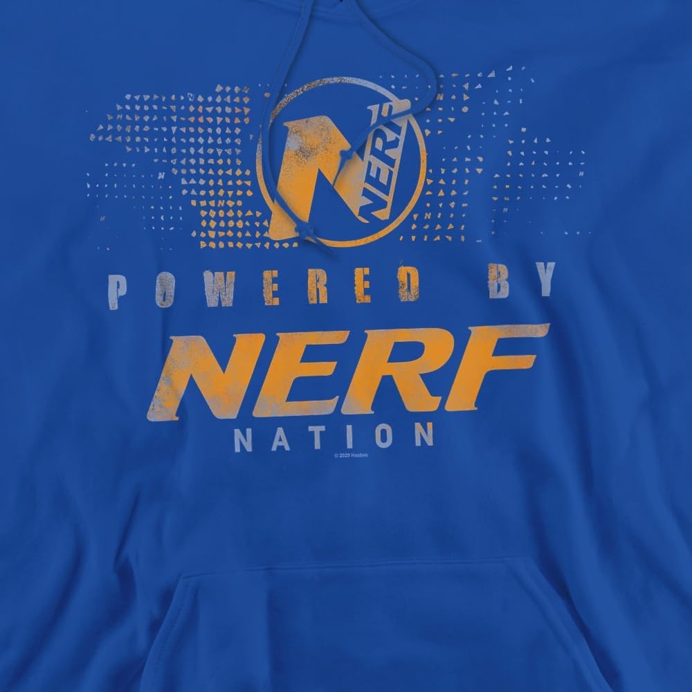 image:imageTrevco Nerf Powered By Nerf Nation Unisex Adult PullOver HoodieRoyal