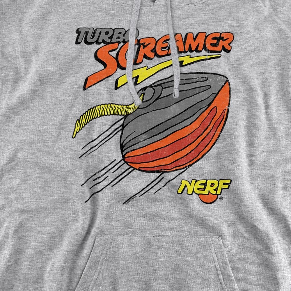 image:imageTrevco Nerf Turbo Screamer Unisex Adult PullOver HoodieAthletic Heather