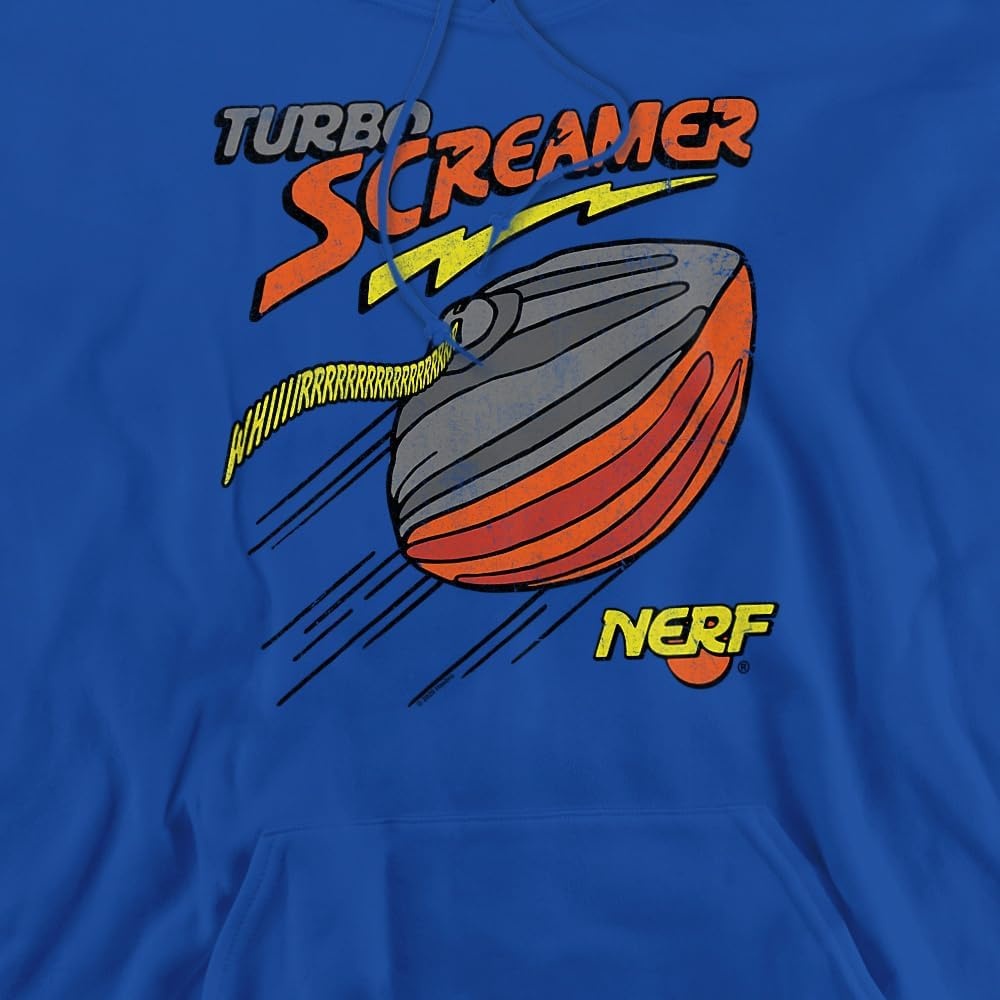 image:imageTrevco Nerf Turbo Screamer Unisex Adult PullOver HoodieRoyal