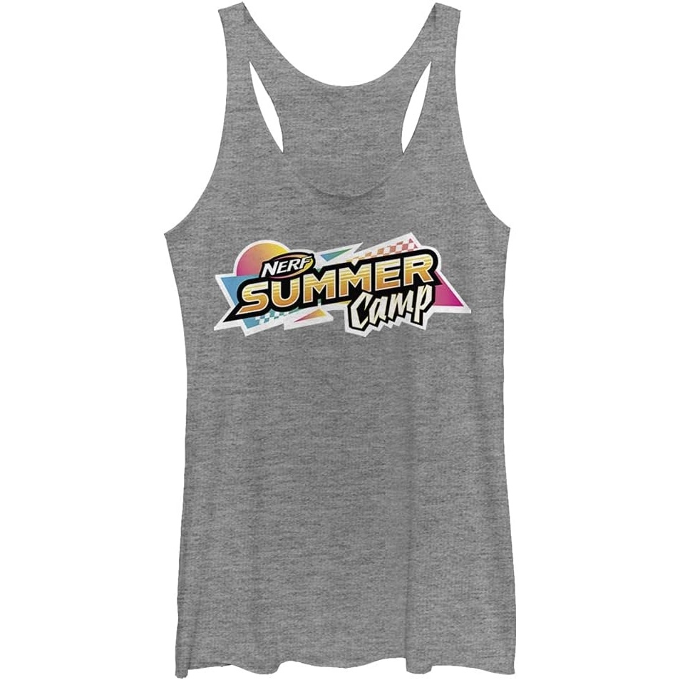 image:imageHasbro Womens Nerf Nerf Camp TriBlend Racerback Layering TankGray Heather