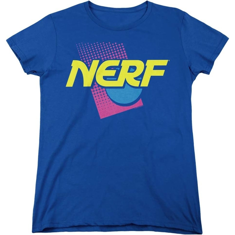 image:imageNerf 90S Logo Womens T ShirtRoyal