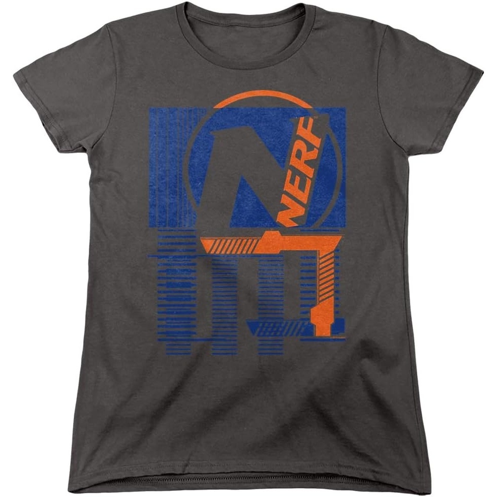 image:imageNerf Grid Womens T ShirtCharcoal