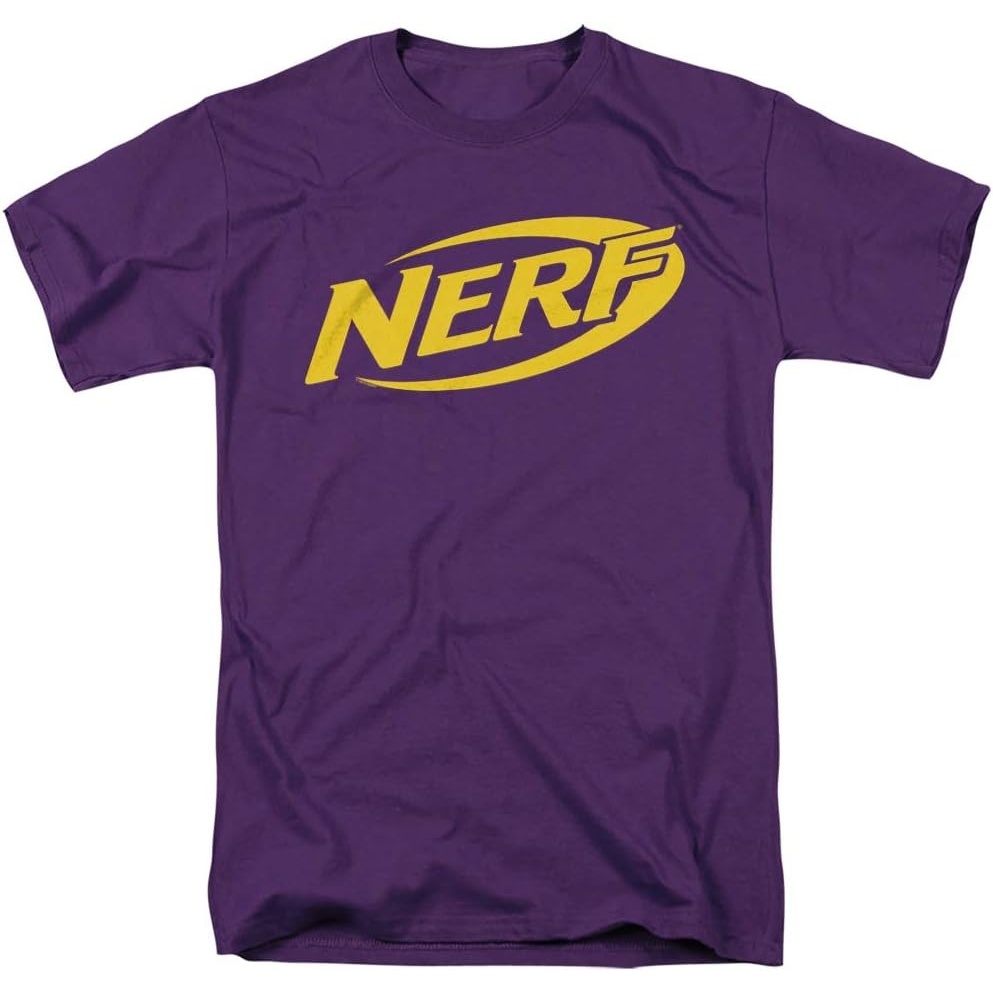 image:imageNerf Logo Unisex Adult T Shirt for Men and WomenPurple