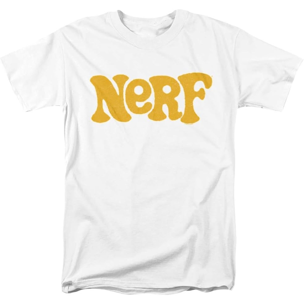 image:imageNerf Og Logo Unisex Adult T Shirt for Men and WomenWhite