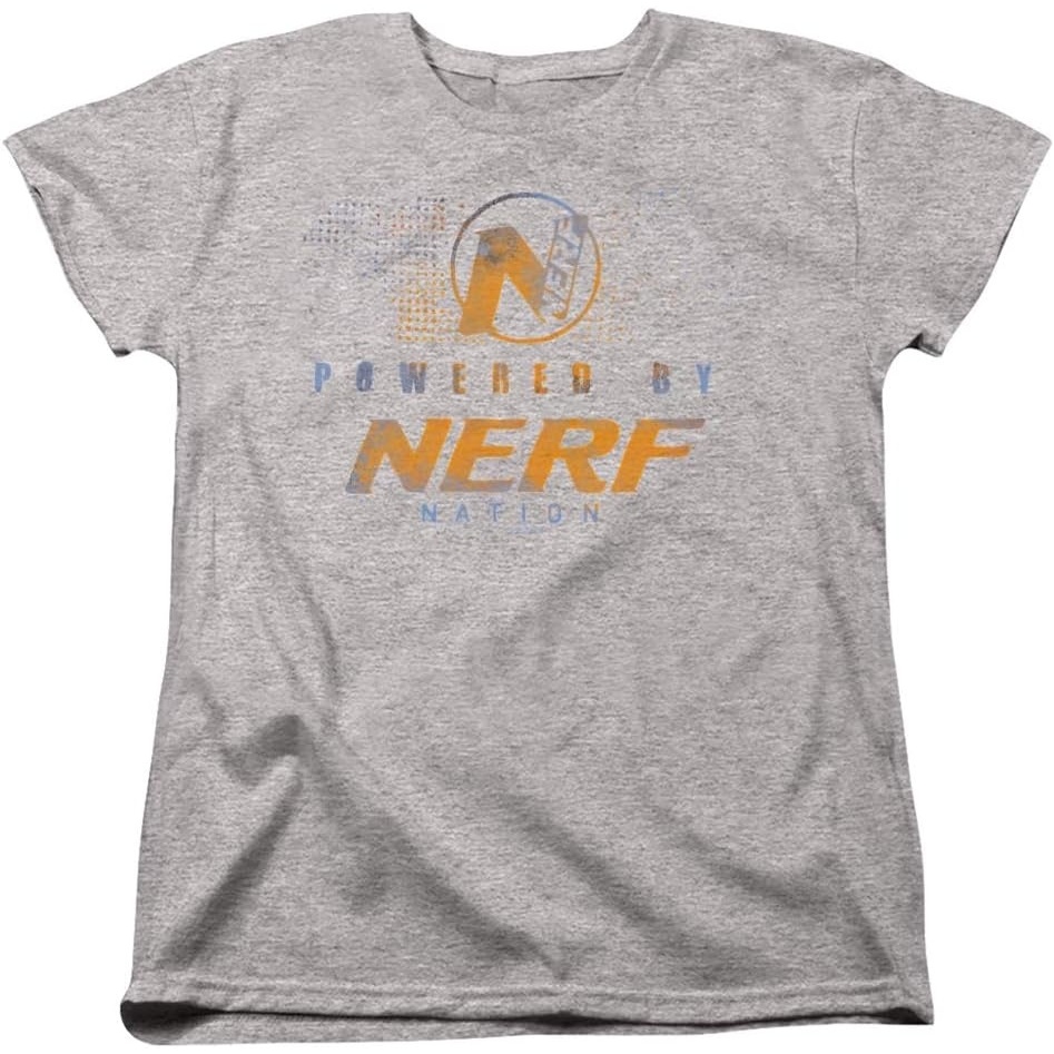 image:imageNerf Powered By Nerf Nation Womens T ShirtAthletic Heather