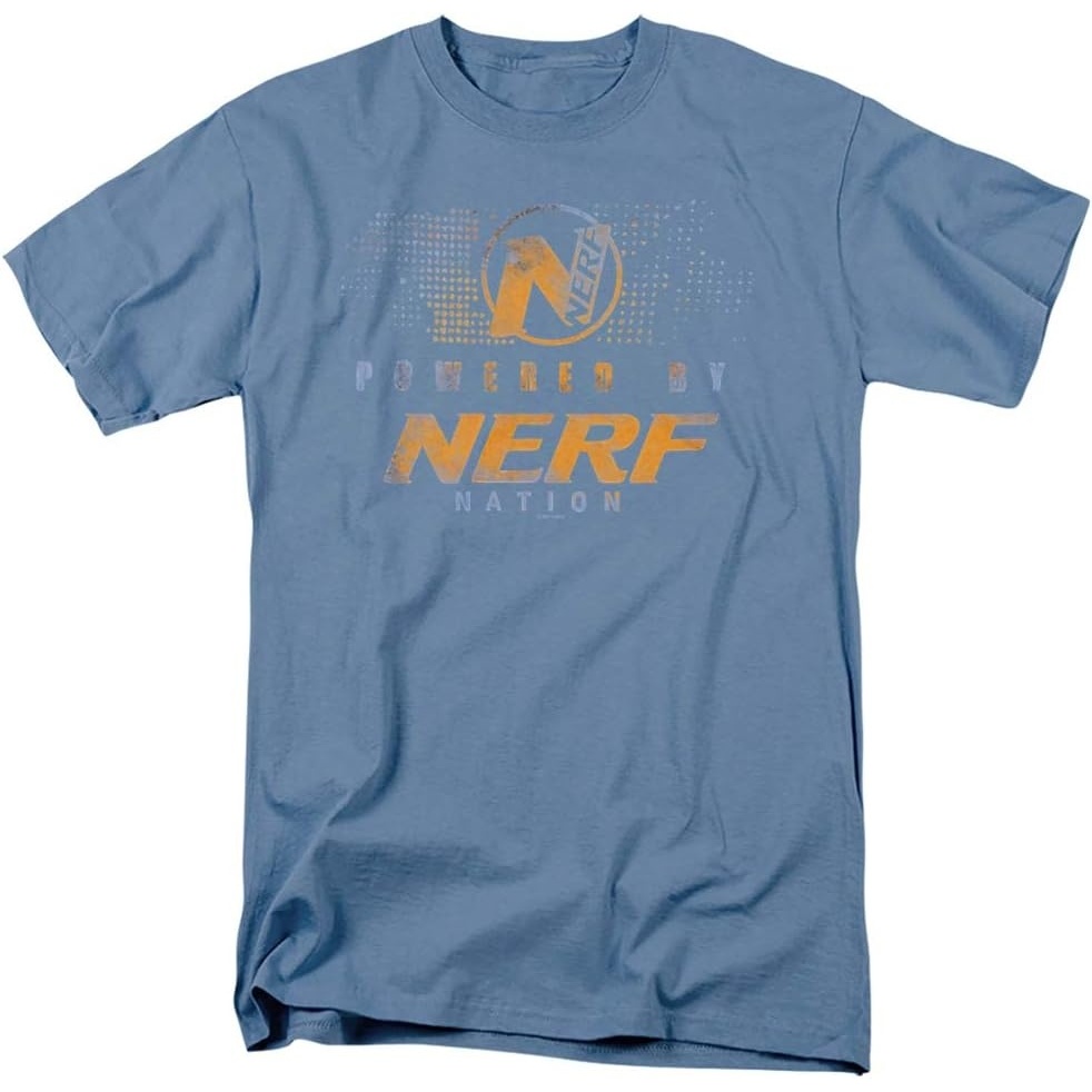 image:imageNerf Powered by Nerf Nation Unisex Adult T Shirt for Men and WomenCarolina Blue
