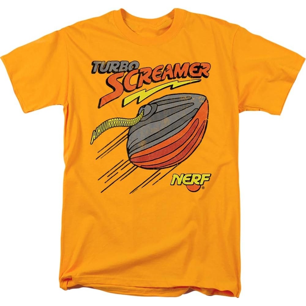 image:imageNerf Turbo Screamer Unisex Adult T Shirt for Men and WomenGold
